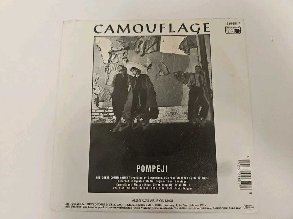 Vinyl 7" Single: Camouflage – The Great Commandment - Bild 2 von 4