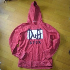 The Simpsons Duff Beer Used Hoodie