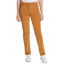 Gloria Vanderbilt Amanda Pants Womens 10 Slim Cider Spice Slim Leg Corduroy NWT