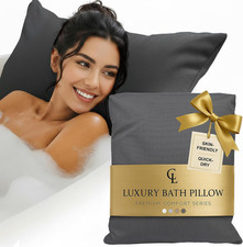 Luxury Bath Pillow for Tub - Thick and Comfortable Bathtub Pillow Support for He