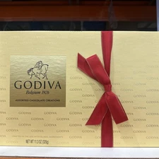 Godiva Belgium 1926 Goldmark Assorted Chocolate Creations 11.3 oz/ 27ct 