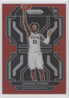 2021-22 Panini Prizm Red Prizm 30/299 Joshua Primo #298 Rookie RC 0s5s