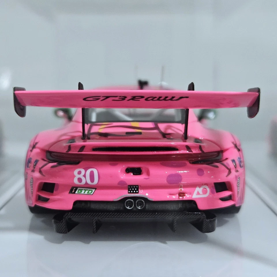 TSM Model 1/43 Porsche ROXY Pink 911 GT3 R #80 AO Racing 2023 IMSA TSM430814 - Image 4 of 4