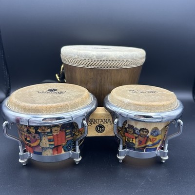 Santana Sacred Fire Mini Bongos & World Beat Hand Drum