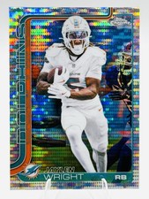 JAYLEN WRIGHT - SP PULSAR REFRACTOR #190 - 2025 Topps Chrome