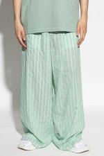 Balenciaga striped poplin pajama pants