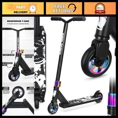 Lightweight Trick Scooter for Kids 6-12 | Entry Level Stunt BMX Freestyle Scoote