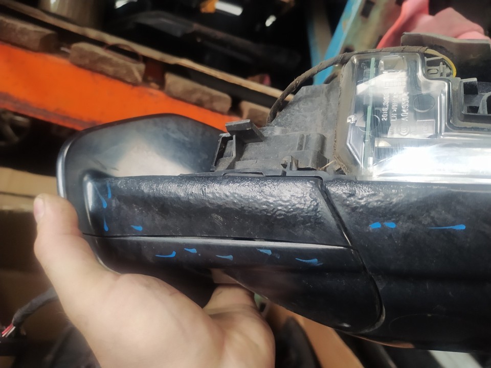 2016 LAND ROVER DISCOVERY 4 L319 PASSENGER SIDE WING MIRROR A049504 ...