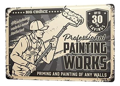LEotiE SINCE 2004 Tin Sign Retro - Vintage Metal Poster for Living Room -