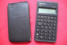 HEWLETT PACKARD HP 10B BUSINESS CALCULATOR WITH CASE