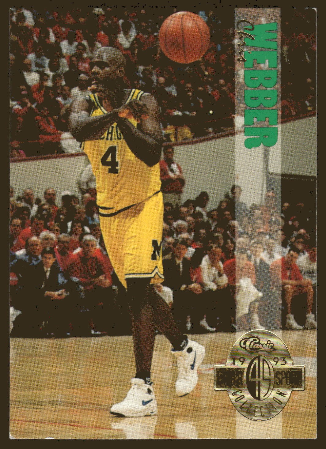 1993 Classic Four Sport Oversize #1 Chris Webber Card
