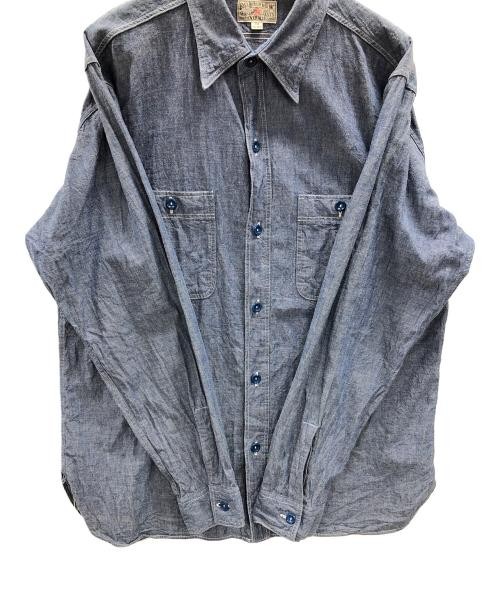 BUZZ RICKSON'S                    BLUE CHAMBRAY WORK SHIRT blue BR25995