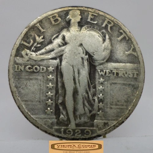 1929 Standing Liberty Silver Quarter - #C58308NQ