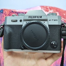 Fujifilm X-T20 XT20 Silver 24.3MP Mirrorless Digital Camera Body Only - English