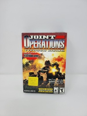 Joint Operations: Typhoon Rising PC 2004 Complete CIB Small Box Tested Free Ship