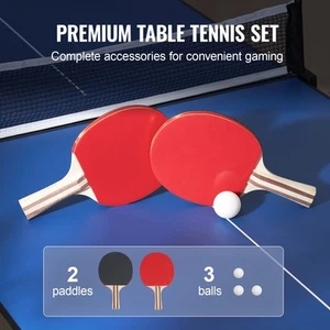 VEVOR Mid-Size Foldable Ping Pong Table