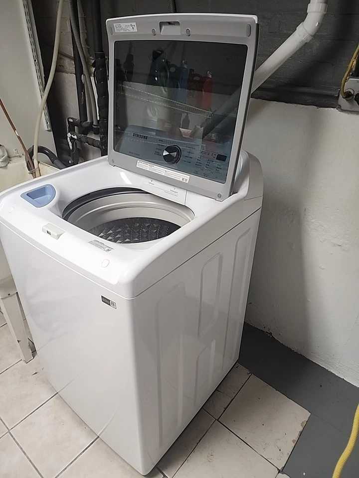 Samsung Washer Model DVG45T3200W And Samsung Dryer Model WA45T3200AW (Gas) - Image 2 of 4
