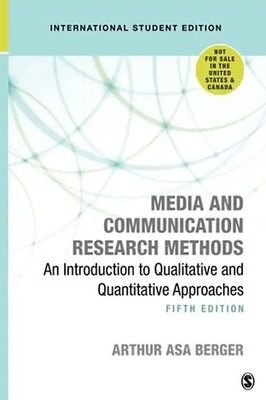 Media and Communication Research Methods - International Student Edition