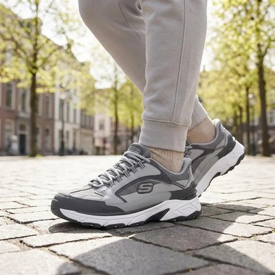 SKETCHERS Herren WIDE FIT Leder Performance STA Walking Wanderschuh - UK 6-13