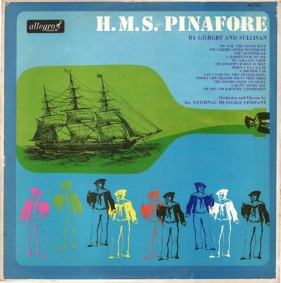 Gilbert  Sullivan - H.M.S. Pinafore - Used Vinyl Record - E1177z
