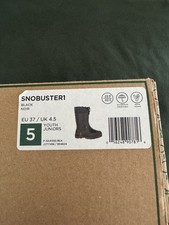 Kamik Unisex Youth Snobuster 1 Solid Black Rubber Size 5