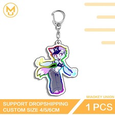 Lovely Furry Waifu Anime Double sided Key Chains for Gifts Parties Crafts