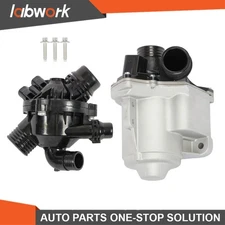 Labwork Water Pump W/ Thermostat Kit 11537550172 For BMW 335i 535i x5 x6 3.0L