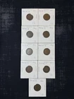 Indian Head Pennies 1C 1900–1908 Circulated Early US Coins Lot of 9 Coins
