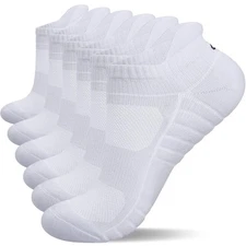 Lapulas Athletic Ankle Socks Low Cut Cushioned Anti-Blister Running Tab Sport.