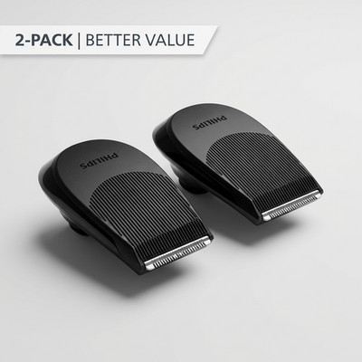 Philips Smartclick Trimmer Black 2-Pack | Original for 5000/7000/9000 | Warranty