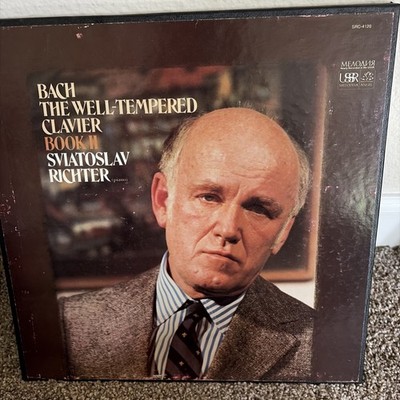 Rare BACH/Richter 'Well-Tempered Clavier Book 2' 3 LP Melodiya NM w/Booklet