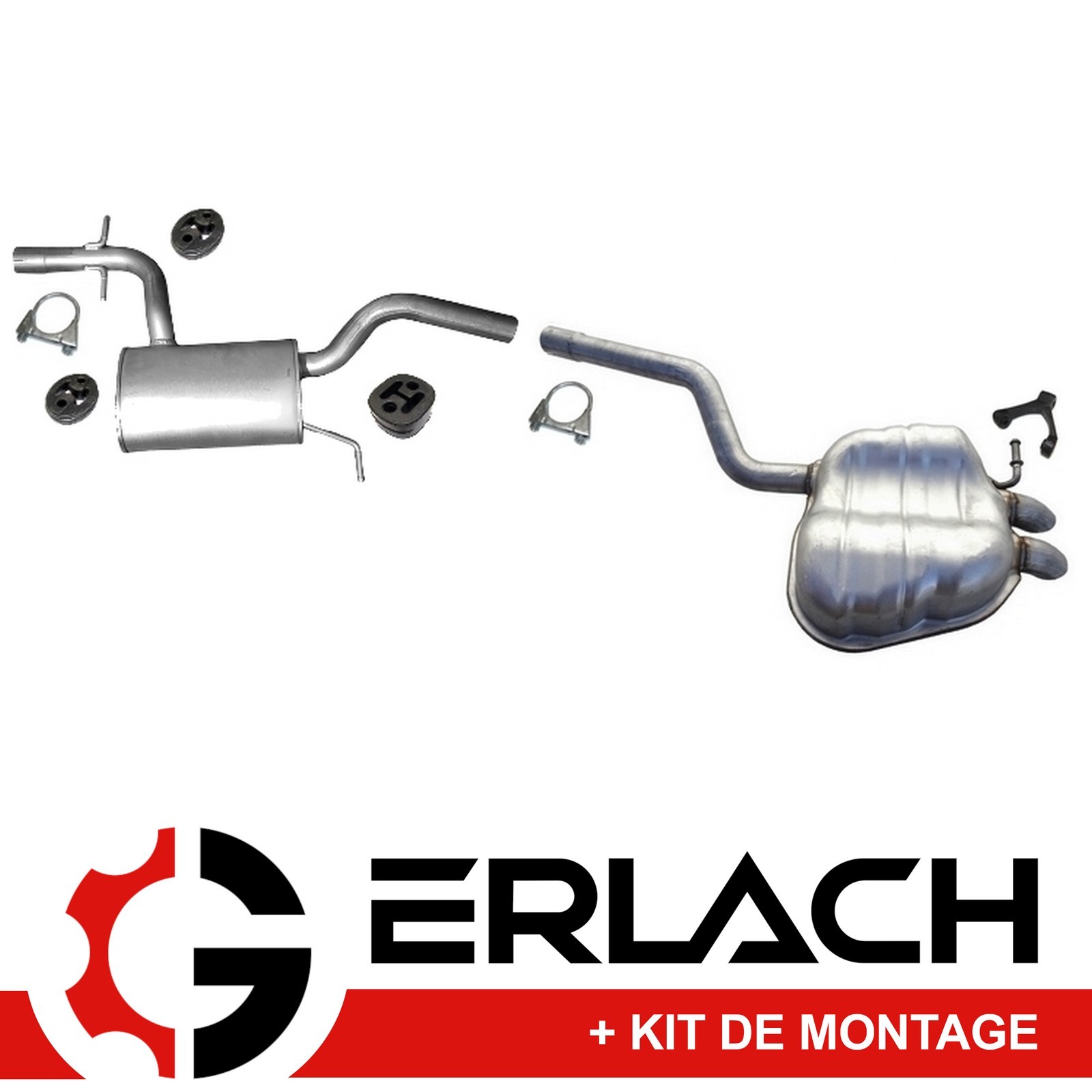Supprimer le bruit d'échappement de Golf 5 avec le silencieux 6136 pour Jetta 1.4 TSi