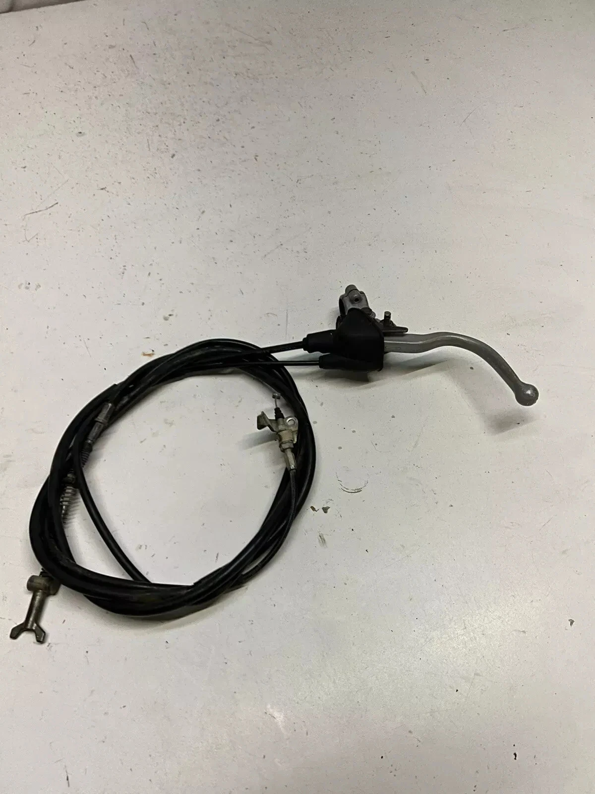 1985 85 Honda Fourtrax TRX250 trx 250 2x4 GOOD CABLES Rear Hand Left Brake Perch