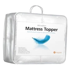  Hypoallergenic Mattress Cover- Overstuffed - Deep Pocket - Goose Down 