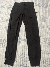 Lululemon Dance Studio Mid-Rise Jogger Black BLK Size 4 - 28 Aprox