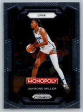Diamond Miller 2024 Panini Prizm Monopoly WNBA BASKETBALL #9 Minnesota Lynx