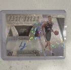 Panini 2019-20 Prizm Luka Samanic Rookie Fast Break Autograph #FR-LSM Spurs