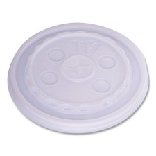 WinCup 221935 Slotted Plastic Lids - Translucent 1000/Carton New