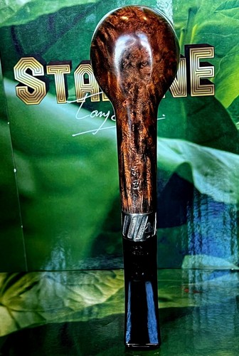 2020 CASTELLO TRADEMARK 53/60 "REGIMENTAL"NEW SMOKING PIPE W/BOX, SOCK & PAPERS! - Picture 15 of 22