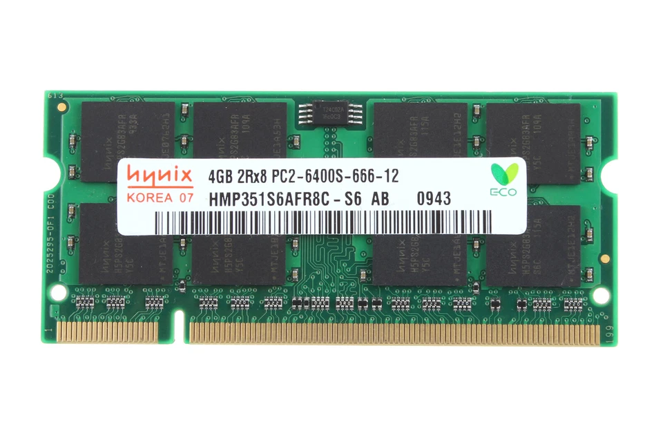 Hynix 4GB 2Rx8 PC2-6400S Laptop CL6 RAM 200Pin DDR2 800Mhz Memory SO-DIMM lot@* - Image 4 of 4