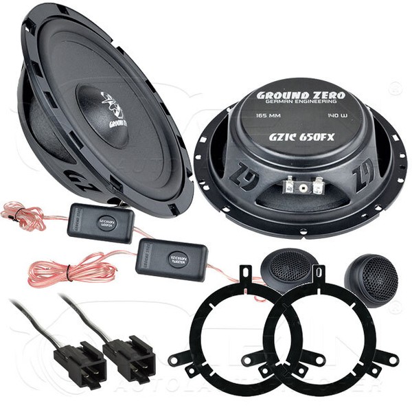 Ground Zero Lautsprecher FüR Chrysler 300M 1998-2004 Front Vorn TüR 140W #Ajik-image