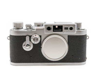 Ex+ Leica Leitz Wetzlar IIIG Rangefinder Camera Body Silver No