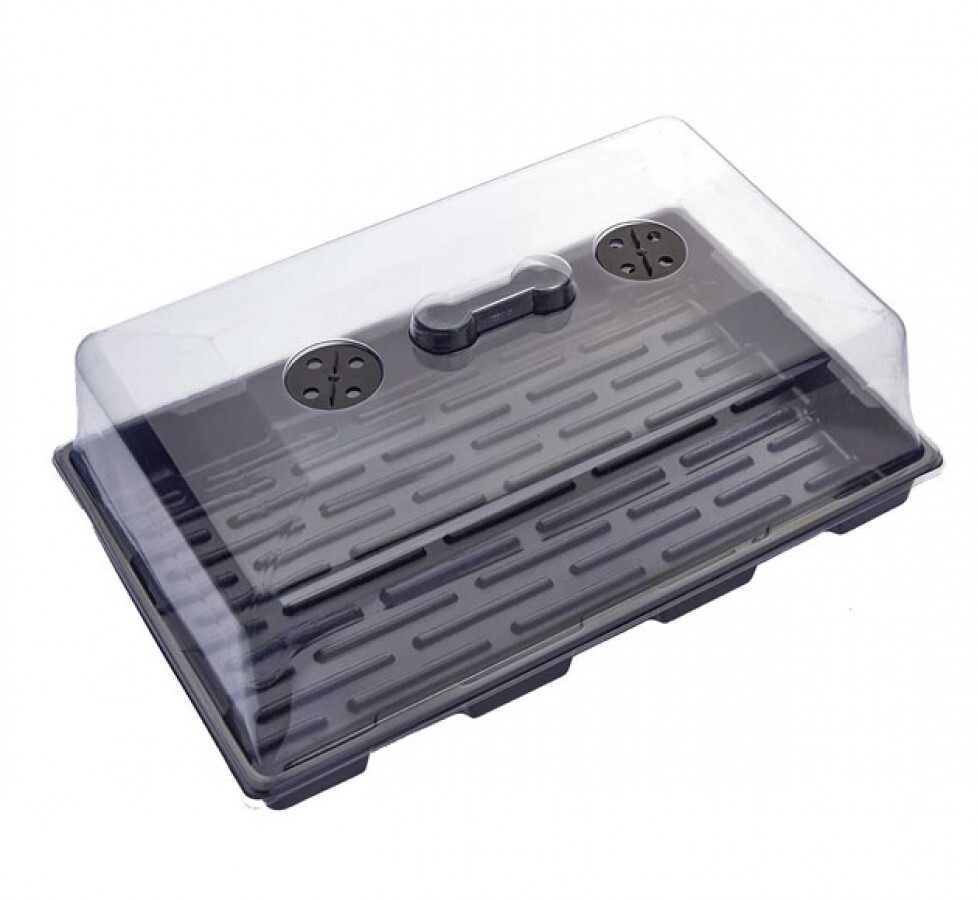 Hydroponics 58cm x 37cm x 17cm PROPAGATOR Seedling Starter Kit Sowing UK