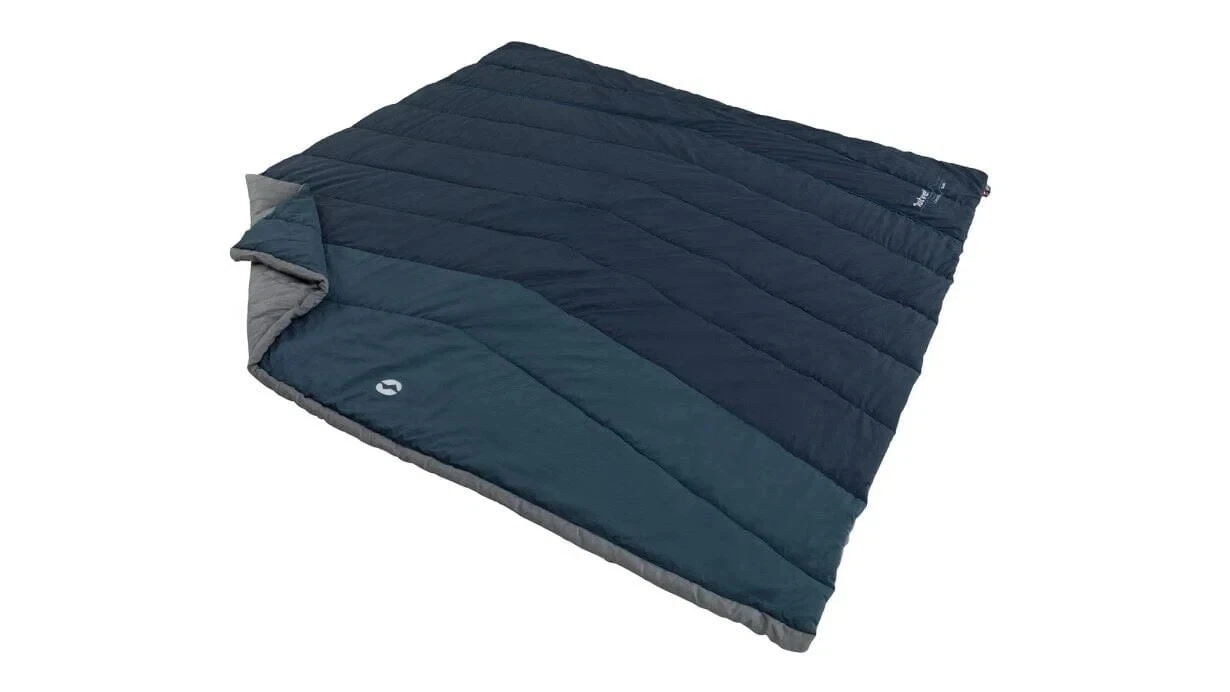 Outwell Caldera Double Duvet – 2 Season Camping Quilt – 220x200cm Night Blue