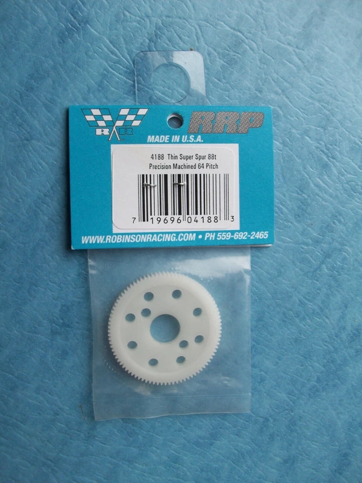 GENUINE ROBINSON 4188 MACHINED 64P PITH THIN SUPER SPUR GEAR 88T TEETH RRP-4188 - Image 2 of 2