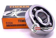 TIMKEN 6304 C3 Deep Groove Ball Bearings Open Type, No Seals 20x52x15 mm