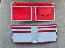 Lot of 2 Wallets Genuine Leather Bifold Card Holder Billfold Purse Handmade New