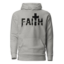 Faith hoodie, Cross hoodie, gift for her, gift for him, Unisex Hoodie