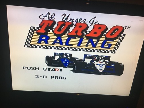 Complete No Manual Al Unser Jr.'s Turbo Racing NES Nintendo Entertainment System - Picture 11 of 11
