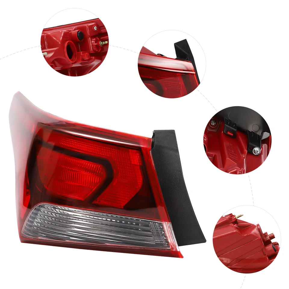 Luz trasera izquierda para Hyundai Accent 2018 2019 2020 lámpara trasera izquierda del lado del conductor Foto 3 de 4